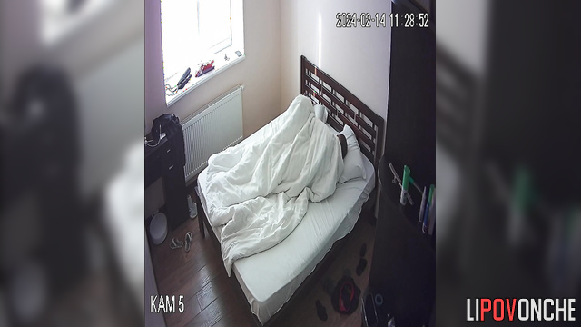 Guy jerking off on his sweet busty girlfriend (hot tape)