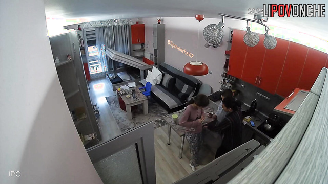 Naughty girl slowly gets ready for a date (hidden cam in her flat)