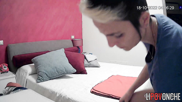 She doesn't suspect that her ex-boyfriend installed a hidden camera
