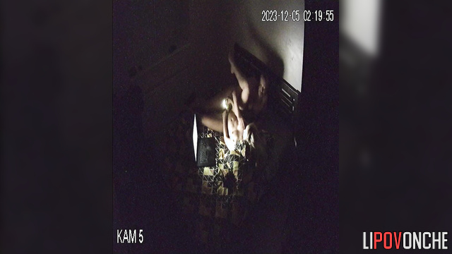 Naked couple is going to fuck right now (night tape)