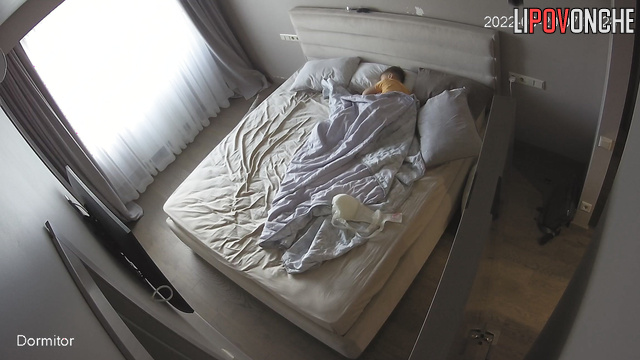 Chick getting ready for work, trying not to wake up a relative