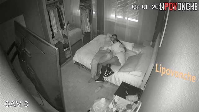Couple having hot prelude before their first fuck