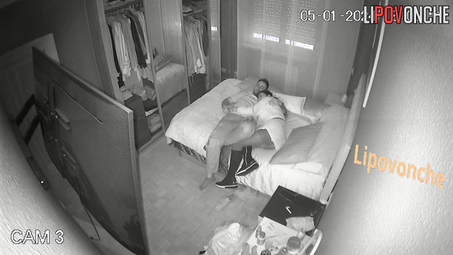 Couple having hot prelude before their first fuck