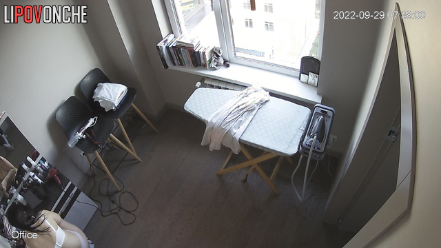Guy ironing suit for swinger party (bedroom scenes)
