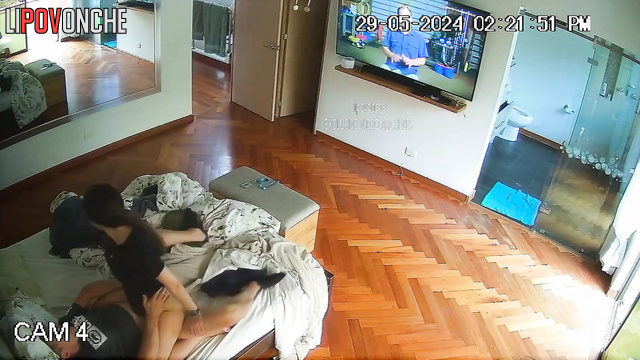 Young couple decided to please each other immediately