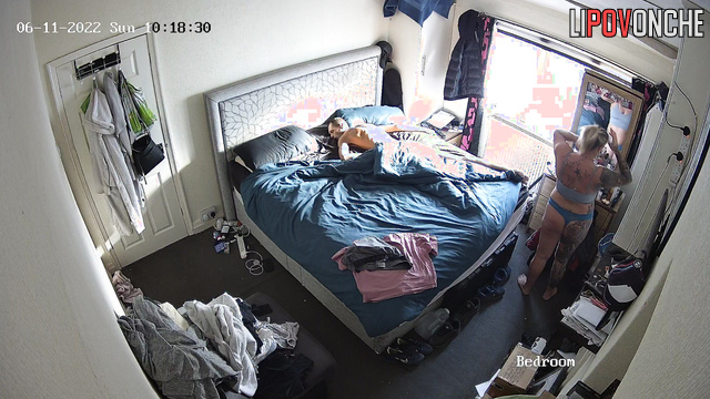 Baby fucked her boyfriend so much that he fell asleep for a long time