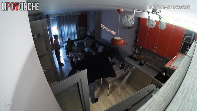 They dressing to night party (it fixed a hidden cam)