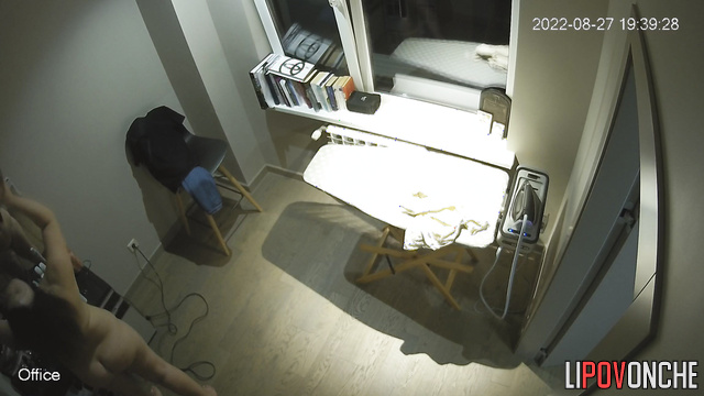 Naked prostitute getting ready for the night shift