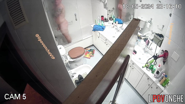 A hidden camera was installed in their bathroom