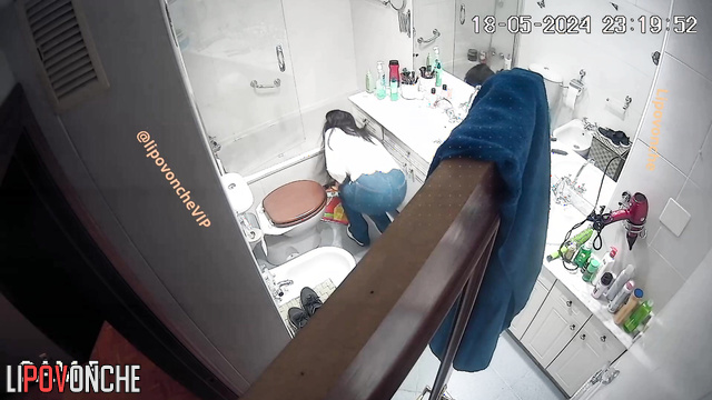 A hidden camera was installed in their bathroom