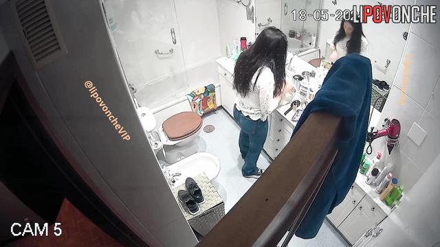 A hidden camera was installed in their bathroom