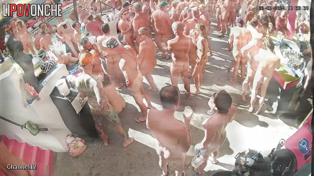 Relax atmosphere during summer adult party, watch live