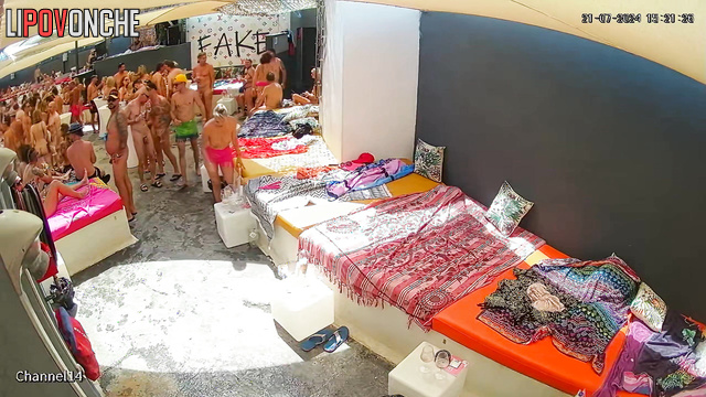 Closed group party naked with fucking and dancing.