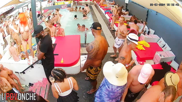 Adult people enjoying dirty morning party - live