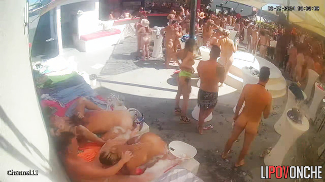 Morning party with adult scenes (hidden camera)