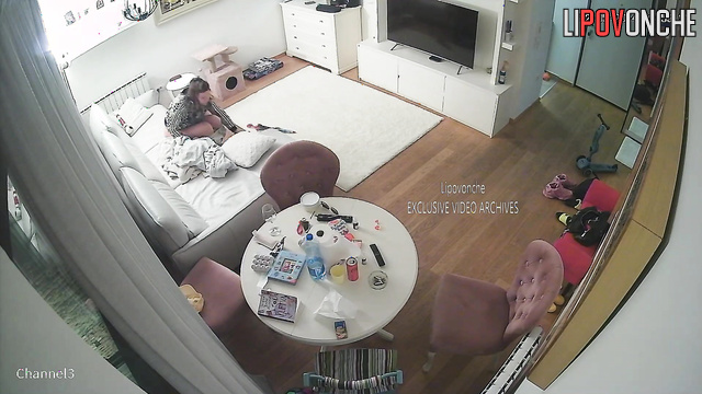 Babe is doing her favorite activity right now (hidden cam)