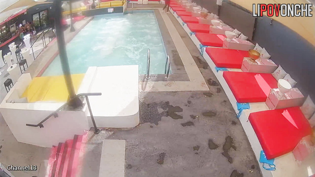 People are not shy about fucking right at the party (sex in pool)