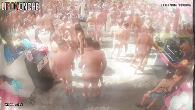 Swinger summer party - people made dirty things