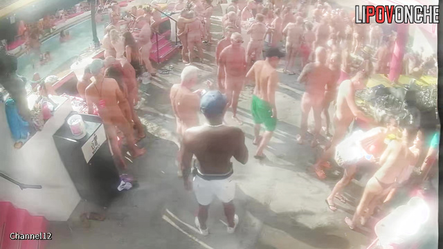 Swinger summer party - people made dirty things