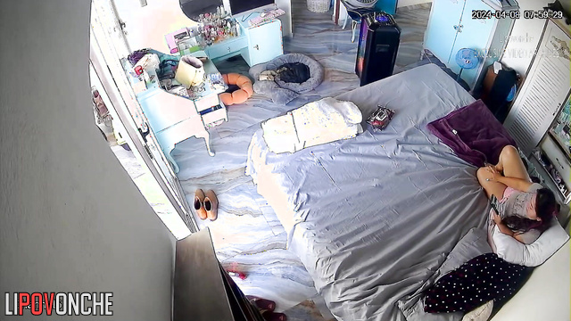 She masturbates every day on hard porn (solo sex scene)