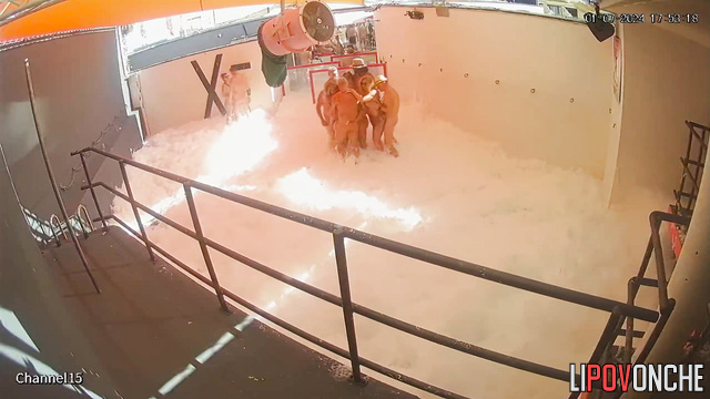 Closed Nudist Foam Party with Dancing and Fucking.