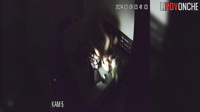 Man teases blonde, fucks her on bed and cums inside