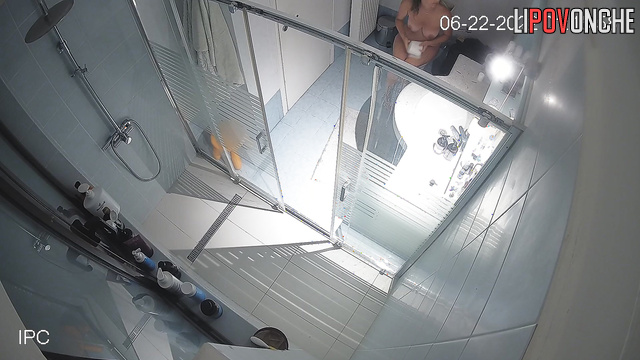 Gorgeous blonde peeing after wild fuck with ex-boyfriend