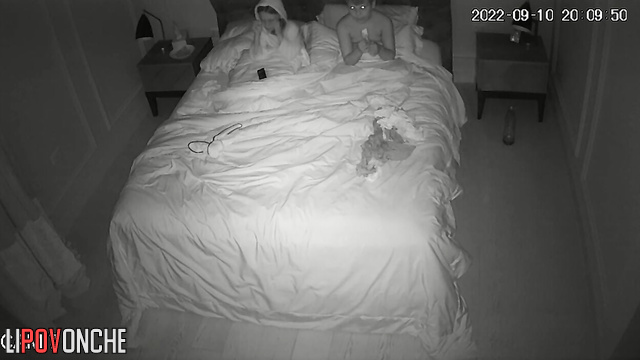 Relatives watching tv together (but mother chatting with her fucker)
