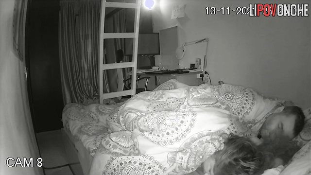 Man taesing her pussy under a blanket (bedroom home porn)
