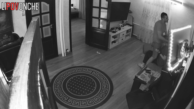 Sudden sex in the living room (he attacked her)