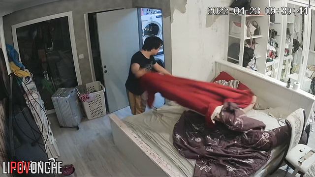 Hot surprise under sheets - naked ang horny girl
