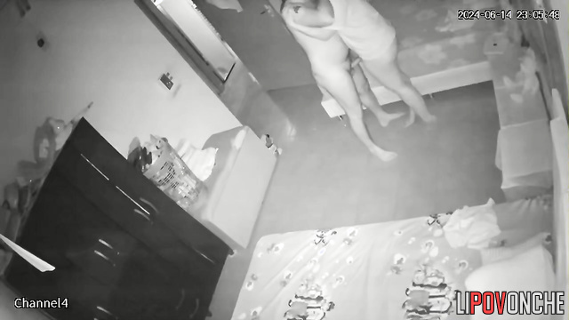 Big beauty woman invited a stranger to her home