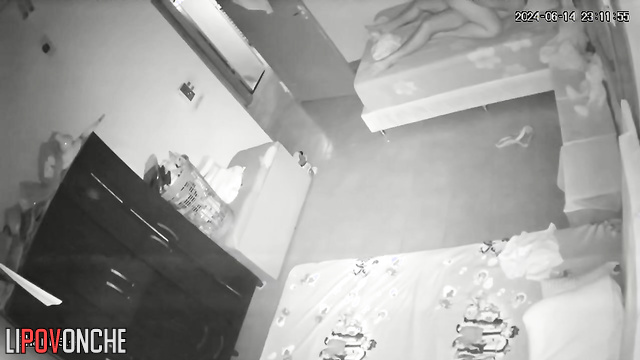 Big beauty woman invited a stranger to her home