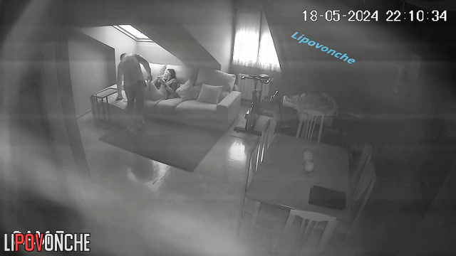 The couple had a nice chat and fucked on the couch