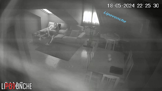 The couple had a nice chat and fucked on the couch