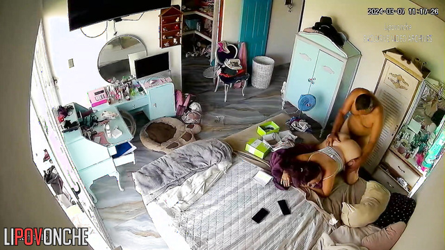 Bedroom sex scenes - couple did it in three poses