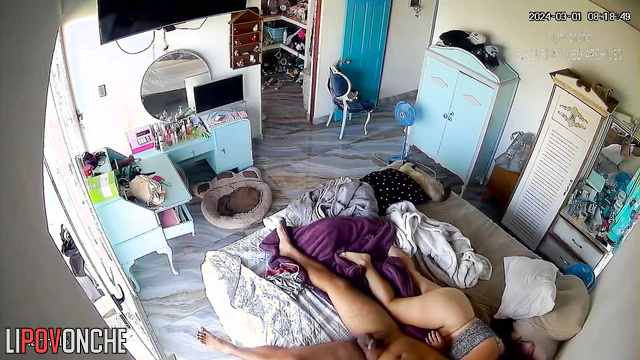 Chubby girl with colored hair enjoying perfect sex