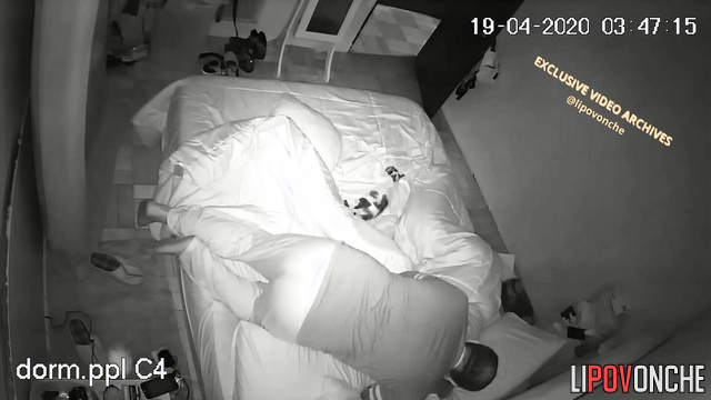 Quickie morning sex before work / hidden bedroom camera
