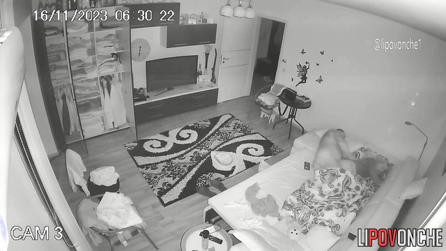 People were fixed on a hidden camera / watch and enjoy