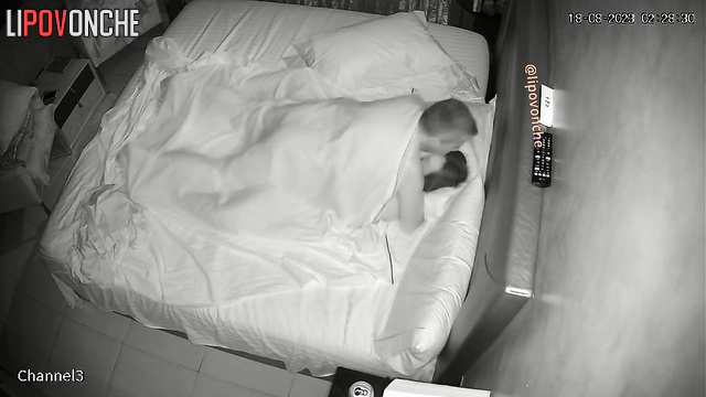 They quickly fell asleep after cool sex / bedroom video