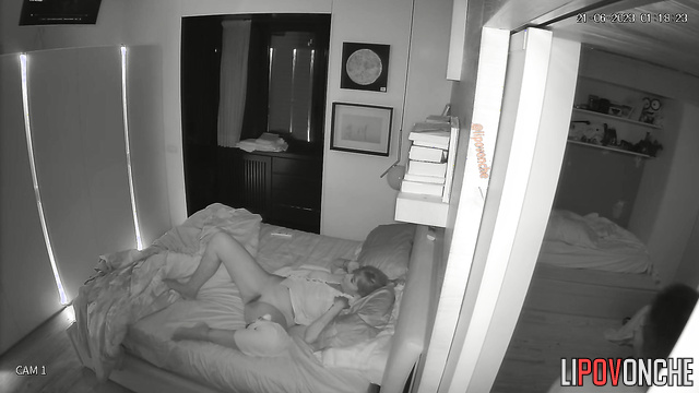 Couple watching discovery channel after amazing sex