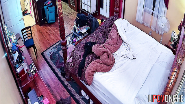 Guy brought a prostitute to his house (video from hidden cam)