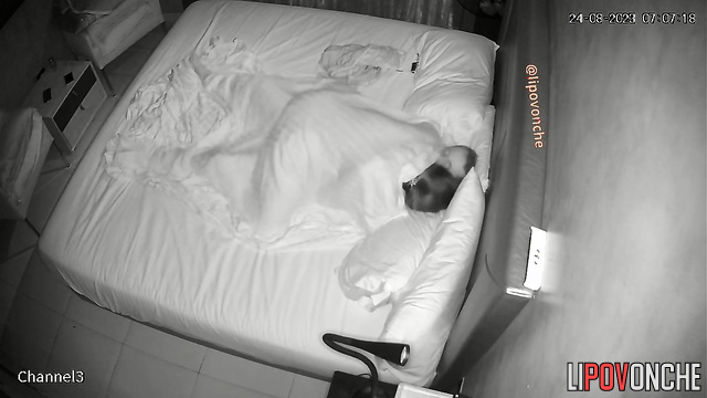 This couple loves to surprise each other in the bed