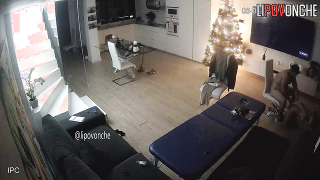Christmas atmosphere, blowjob and fucking in one video