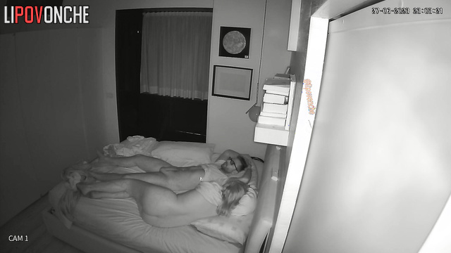 Blonde climbed onto her friend's dick and doesn't want to get off