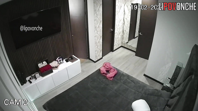 Lonely girl masturbating hot after her boring work