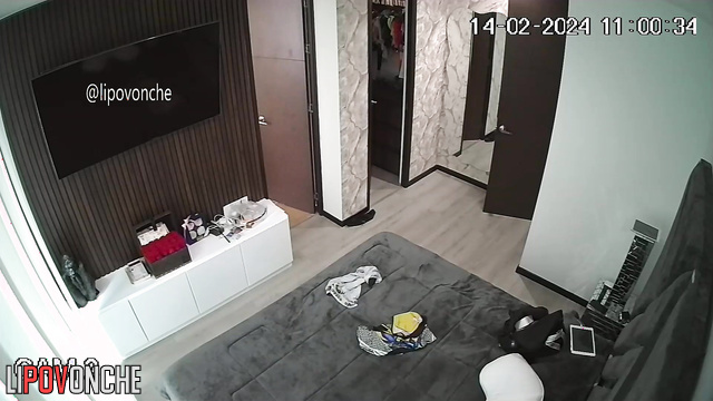 Blonde in small underwear getting pleasure with a vibrator