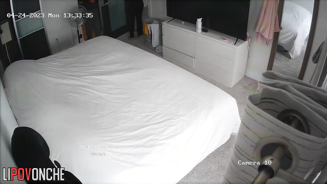 Cute couple watches TV show all nakes - they forgot to turn off the camera