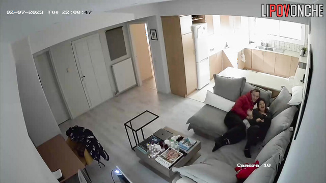 Moment of wild passion was shooted on hidden camera in our flat