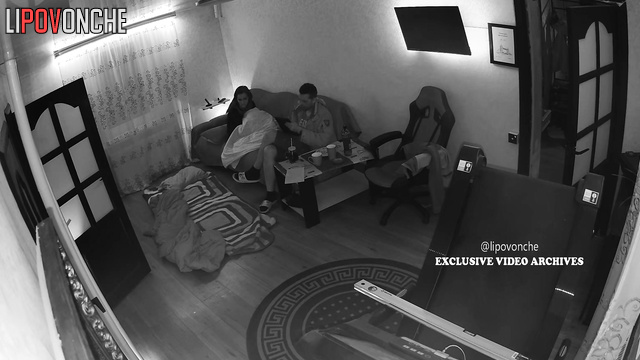 Random couple is being watched by strangers (hidden cam)